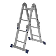 Лестница шарнирная алюминиевая, 4 х 2 ступени, Сибртех