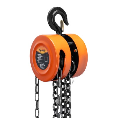 Таль цепная, 1 т, H подъема 2.5 м, расстояние между крюками 300 мм Sparta Таль цепная, 1 т, H подъема 2.5 м, расстояние между крюками 300 мм Sparta