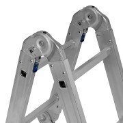 Лестница шарнирная алюминиевая, 4 х 2 ступени, Сибртех