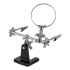 Зажим для пайки "Третья рука" с лупой Sparta Зажим для пайки "Третья рука" с лупой Sparta