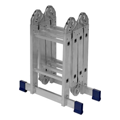 Лестница шарнирная алюминиевая, 4 х 2 ступени, Сибртех Лестница шарнирная алюминиевая, 4 х 2 ступени, Сибртех