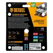 Пильный диск по алюминию ф165 х 20 мм, 60 зубьев Denzel