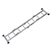 Лестница шарнирная алюминиевая, 4 х 2 ступени, Сибртех
