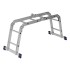 Лестница шарнирная алюминиевая, 4 х 2 ступени, Сибртех Лестница шарнирная алюминиевая, 4 х 2 ступени, Сибртех