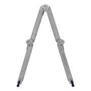 Лестница шарнирная алюминиевая, 4 х 2 ступени, Сибртех