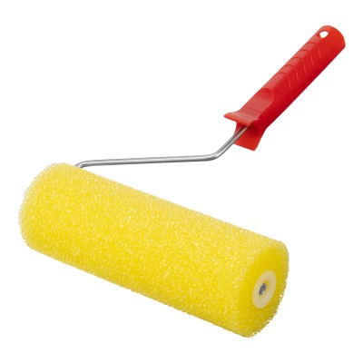 Валик "Структурный" поролоновый с ручкой, "шероховатый", 230 мм, D 80 мм, D ручки 6 мм MTX Валик "Структурный" поролоновый с ручкой, "шероховатый", 230 мм, D 80 мм, D ручки 6 мм MTX