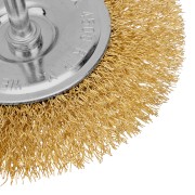 Набор щеток для дрели, 2 шт, 1 плоская, 100 мм, 1 "чашка", 75 мм, со шпильками Matrix