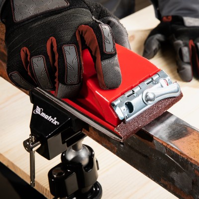 Брусок для шлифования, 160 х 85 мм, пластиковый с зажимами Matrix Брусок для шлифования, 160 х 85 мм, пластиковый с зажимами Matrix