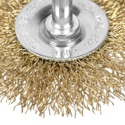 Набор щеток для дрели, 3 шт, 1 плоская, 65 мм, 50 мм "чашка", ручная металлическая Matrix