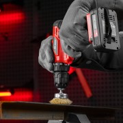 Набор щеток для дрели, 3 шт, 1 плоская, 65 мм, 50 мм "чашка", ручная металлическая Matrix