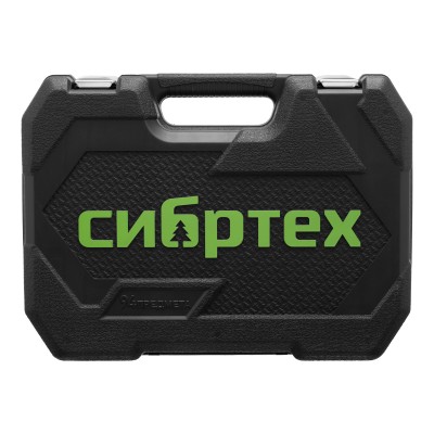 Набор инструментов, 1/2", 1/4", пластиковый кейс, 94 предмета// Сибртех Набор инструментов, 1/2", 1/4", пластиковый кейс, 94 предмета// Сибртех