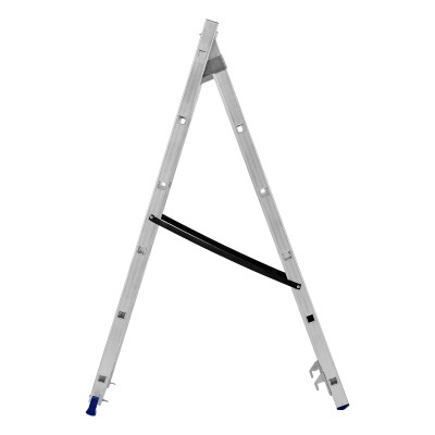 Лестница, 2 х 6 ступеней, алюминиевая, двухсекционная, Сибртех Лестница, 2 х 6 ступеней, алюминиевая, двухсекционная, Сибртех