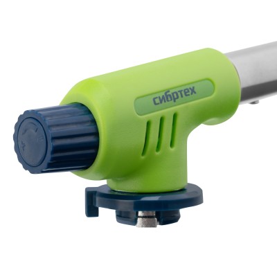 Горелка газовая на бутановый баллон, регулятор уровня пламени, пьезоподжиг Сибртех Горелка газовая на бутановый баллон, регулятор уровня пламени, пьезоподжиг Сибртех