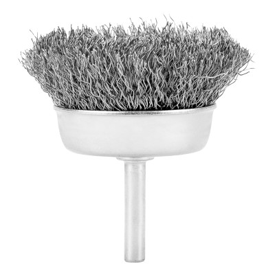 Щетка для дрели, 65 мм, "чашка" со шпилькой, витая проволока Сибртех Щетка для дрели, 65 мм, "чашка" со шпилькой, витая проволока Сибртех