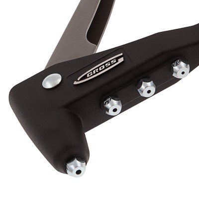 Заклепочник литой, заклепки 2.4-4.8 мм Gross Заклепочник литой, заклепки 2.4-4.8 мм Gross