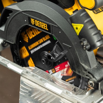 Пильный диск по алюминию ф185 х 20 мм, 64 зубьев Denzel Пильный диск по алюминию ф185 х 20 мм, 64 зубьев Denzel