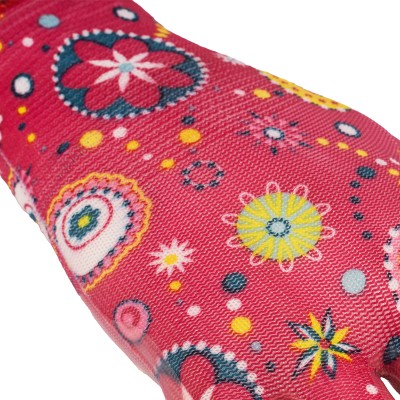 Перчатки садовые из полиэстера с нитрильным обливом, красные, M Palisad Перчатки садовые из полиэстера с нитрильным обливом, красные, M Palisad