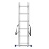 Лестница, 2 х 6 ступеней, алюминиевая, двухсекционная, Сибртех Лестница, 2 х 6 ступеней, алюминиевая, двухсекционная, Сибртех
