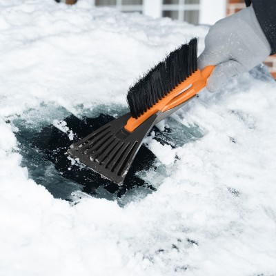 Щетка-сметка для снега со скребком, 400 мм Sparta Щетка-сметка для снега со скребком, 400 мм Sparta