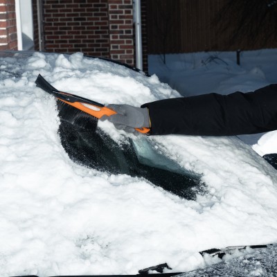 Щетка-сметка для снега со скребком, 400 мм Sparta Щетка-сметка для снега со скребком, 400 мм Sparta