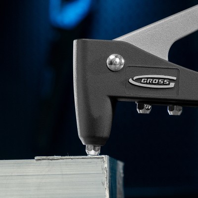 Заклепочник литой, заклепки 2.4-4.8 мм Gross Заклепочник литой, заклепки 2.4-4.8 мм Gross