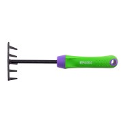 Грабли 5 - зубые, 90 х 265 мм, стальные, обрезиненная эргономичная рукоятка, Era, Palisad