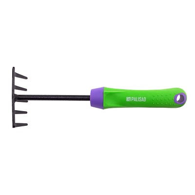 Грабли 5 - зубые, 90 х 265 мм, стальные, обрезиненная эргономичная рукоятка, Era, Palisad Грабли 5 - зубые, 90 х 265 мм, стальные, обрезиненная эргономичная рукоятка, Era, Palisad