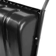 Движок для уборки снега пластиковый, 570 х 470 х 1300 мм, стальная рукоятка, Сибртех