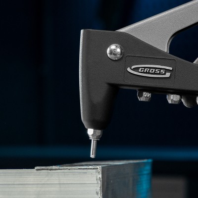 Заклепочник литой, заклепки 2.4-4.8 мм Gross Заклепочник литой, заклепки 2.4-4.8 мм Gross