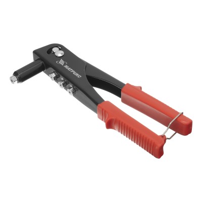 Заклепочник, 225 мм, заклепки 2.4-3.2-4.0-4.8 мм Матрикс Заклепочник, 225 мм, заклепки 2.4-3.2-4.0-4.8 мм Матрикс