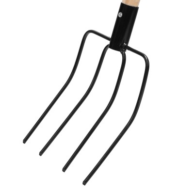 Вилы 4 - х рогие, сенные, 210х310х1400 мм, деревянный черенок, Сибртех Вилы 4 - х рогие, сенные, 210х310х1400 мм, деревянный черенок, Сибртех