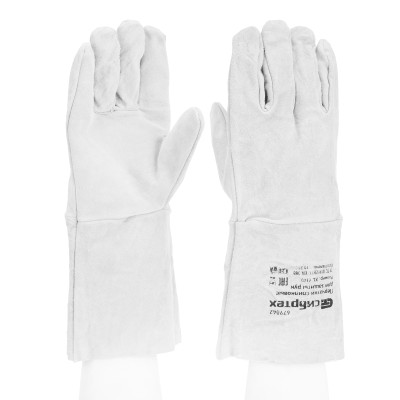 Перчатки спилковые с манжетой для садовых и строительных работ, размер XL, Сибртех Перчатки спилковые с манжетой для садовых и строительных работ, размер XL, Сибртех