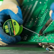 Припой с канифолью, D 2 мм, 25 г, POS61, на пластмассовой катушке Сибртех