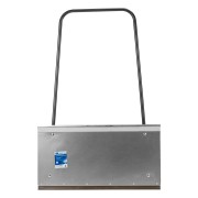 Движок для уборки снега, стальной, оцинкованный, 750 х 410 х 1100 мм, стальная рукоятка, Сибртех