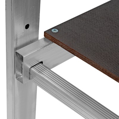 Алюминиевая лестница помост 3 В 1 (арт. в серт.: 1415206) Алюминиевая лестница помост 3 В 1 (арт. в серт.: 1415206)