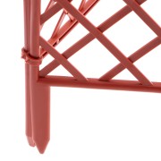 Забор декоративный "Сетка", 24 х 320 см, терракот, Palisad