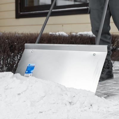 Движок для уборки снега, стальной, оцинкованный, 750 х 410 х 1100 мм, стальная рукоятка, Сибртех Движок для уборки снега, стальной, оцинкованный, 750 х 410 х 1100 мм, стальная рукоятка, Сибртех