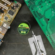 Припой с канифолью, D 2 мм, 50 г, POS61, на пластмассовой катушке Сибртех