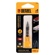 Борфреза по металлу твердосплавная, параболическая заостренная, тип-G, 8 мм Denzel