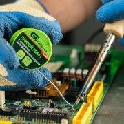 Припой с канифолью, D 2 мм, 50 г, POS61, на пластмассовой катушке Сибртех