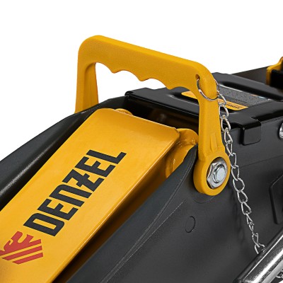 Домкрат гидравлический подкатной с фиксатором, 2,8 т, 135-385 мм, в кейсе Denzel Домкрат гидравлический подкатной с фиксатором, 2,8 т, 135-385 мм, в кейсе Denzel