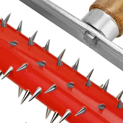 Валик для гипсокартона, 150 мм, игольчатый, деревянная ручка 500 мм MTX Валик для гипсокартона, 150 мм, игольчатый, деревянная ручка 500 мм MTX