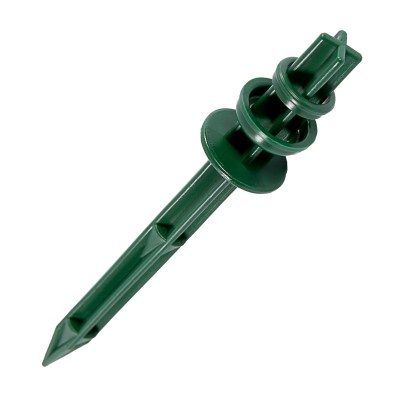 Колышек 20 см, с кольцом для крепления пленки, 10 шт в упаковке, зеленый Palisad Колышек 20 см, с кольцом для крепления пленки, 10 шт в упаковке, зеленый Palisad