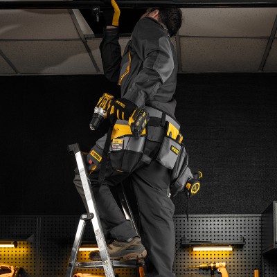 Пояс монтажника, сумки поясные, кобура для шуруповерта Denzel Пояс монтажника, сумки поясные, кобура для шуруповерта Denzel