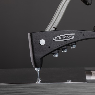 Заклепочник литой, усиленный, заклепки 2.4-4.8 мм Gross Заклепочник литой, усиленный, заклепки 2.4-4.8 мм Gross