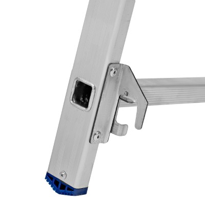 Лестница, 2 х 8 ступеней, алюминиевая, двухсекционная, Сибртех Лестница, 2 х 8 ступеней, алюминиевая, двухсекционная, Сибртех