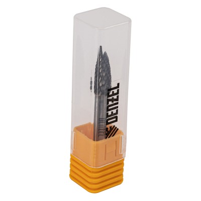 Борфреза по металлу твердосплавная, параболическая заостренная, тип-G, 8 мм Denzel Борфреза по металлу твердосплавная, параболическая заостренная, тип-G, 8 мм Denzel