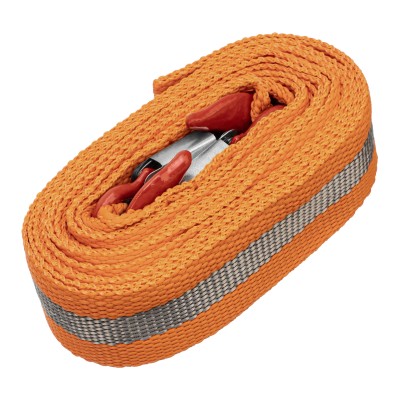 Трос буксировочный 5 т, 5 м, 2 крюка, сумка на молнии Stels Трос буксировочный 5 т, 5 м, 2 крюка, сумка на молнии Stels