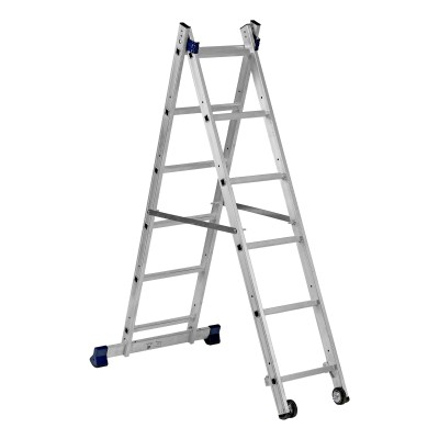 Алюминиевая лестница помост 3 В 1 (арт. в серт.: 1415206) Алюминиевая лестница помост 3 В 1 (арт. в серт.: 1415206)