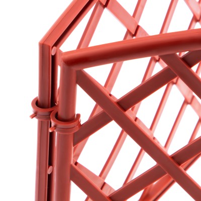 Забор декоративный "Сетка", 24 х 320 см, терракот, Palisad Забор декоративный "Сетка", 24 х 320 см, терракот, Palisad